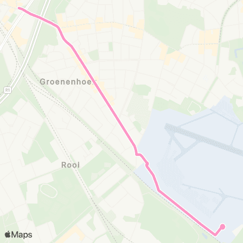 De Lijn Berchem Station - Luchthaven stelplaats map