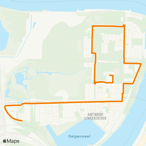 De Lijn Station Linkeroever - Vuylstekelaan - IGLO map