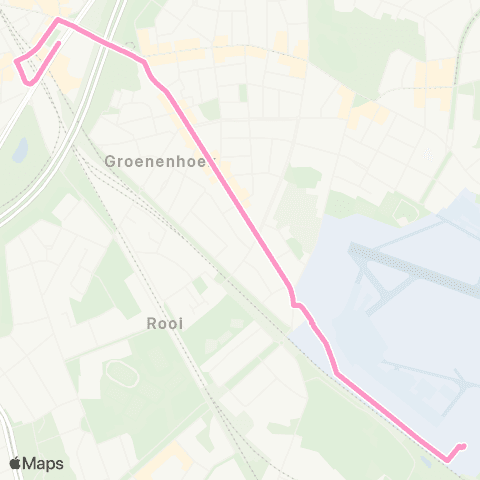 De Lijn Berchem Station - Luchthaven stelplaats map