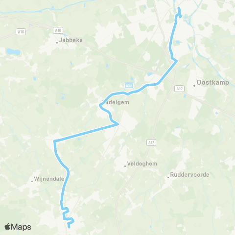 De Lijn Brugge - Loppem - Zedelgem - Aartrijke - Torhout map