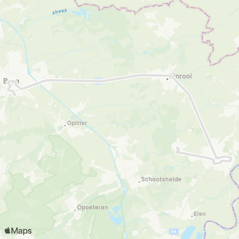 De Lijn Bree - Maaseik BEWEL map
