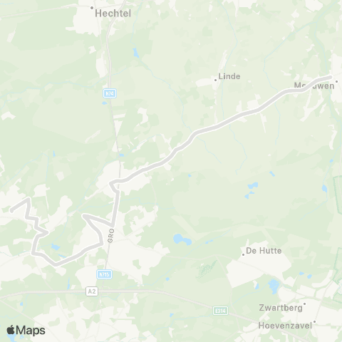 De Lijn Meeuwen - Heusden map