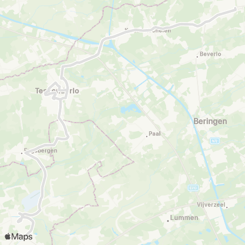 De Lijn Leopoldsburg - Diest map