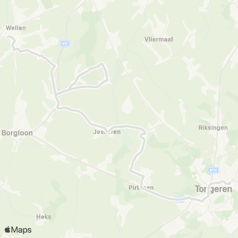De Lijn Wellen - Tongeren map