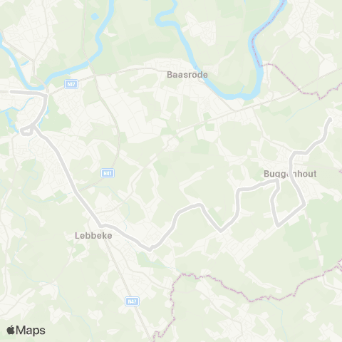 De Lijn Dendermonde - Lebbeke - Buggenhout - Opdorp map