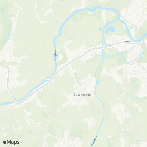 De Lijn Berlare - Schoonaarde - Dendermonde map