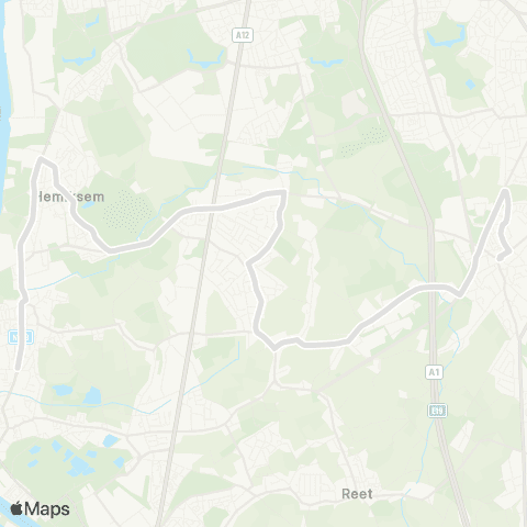 De Lijn Schelle - Aartselaar - Kontich Scholen map