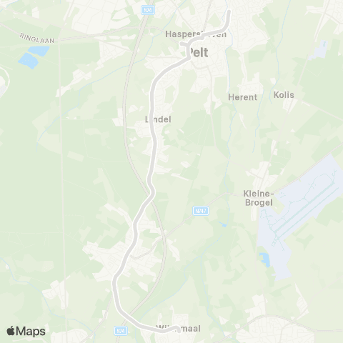 De Lijn Wijchmaal - Neerpelt map