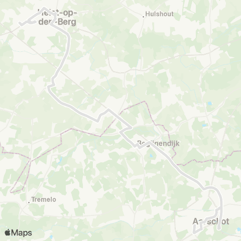 De Lijn Aarschot - Begijnendijk - Pijpelheide - Heist-op-den-Berg map