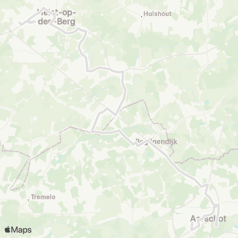 De Lijn Aarschot - Booischot - Begijnendijk - Heist-op-den-Berg map