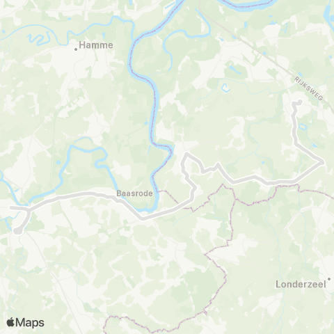 De Lijn Dendermonde - Sint-Amands - Lippelo - Puurs - Boom map