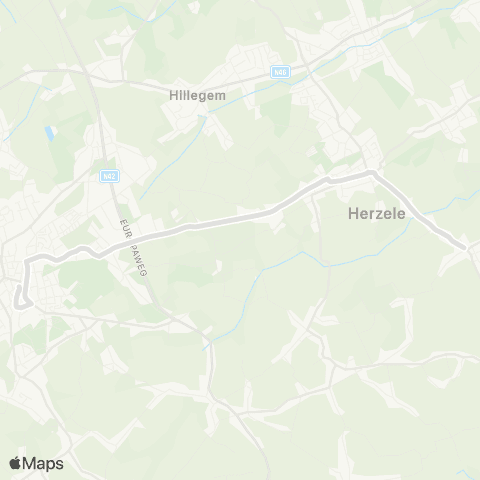 De Lijn Woubrechtegem - Herzele - Zottegem map