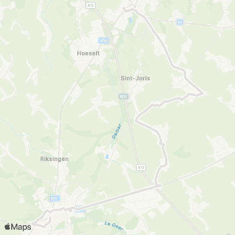 De Lijn Bilzen - Tongeren map