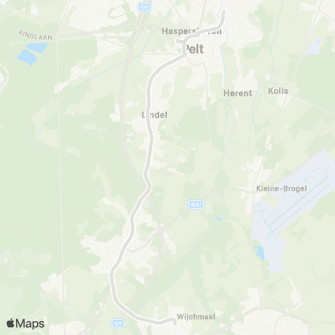 De Lijn Wijchmaal - Neerpelt map