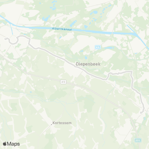 De Lijn Hasselt - Bilzen map