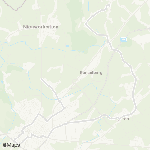 De Lijn Melveren - Kozen map