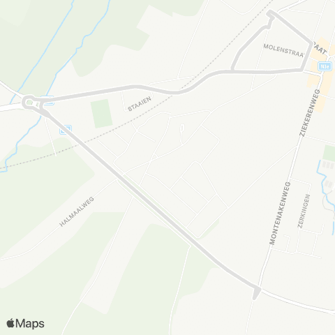 De Lijn Station - Opvangcentrum - Station map