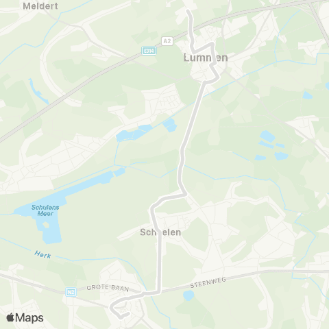 De Lijn Herk-de-Stad - Lummen map