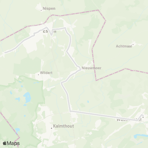 De Lijn Essen Hoek - Horendonk - scholen Wuustwezel map