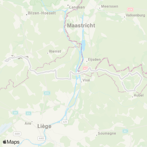 De Lijn Voeren - Tongeren map