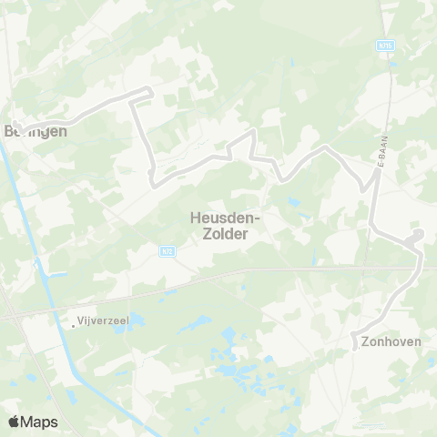 De Lijn Meulenberg - Beringen map