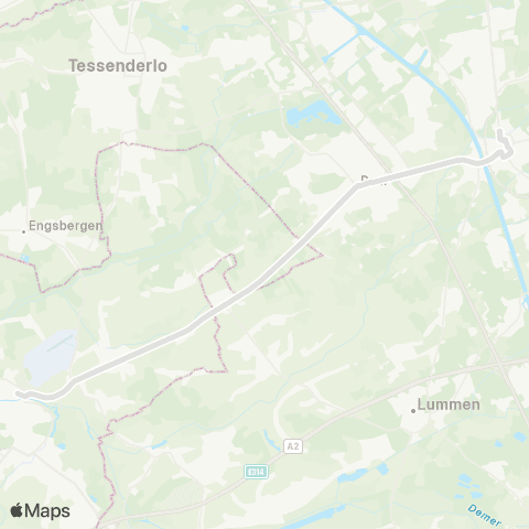 De Lijn Diest - Paal - Beringen scholen map
