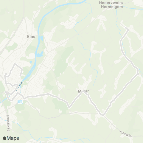 De Lijn Sint-Denijs-Boekel - Mater - Oudenaarde map