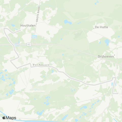 De Lijn Houthalen - Genk map
