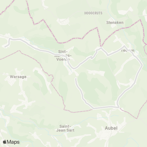 De Lijn Voeren - Provinciale School map