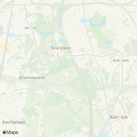 De Lijn Lier - Kontich scholen - Wilrijk map