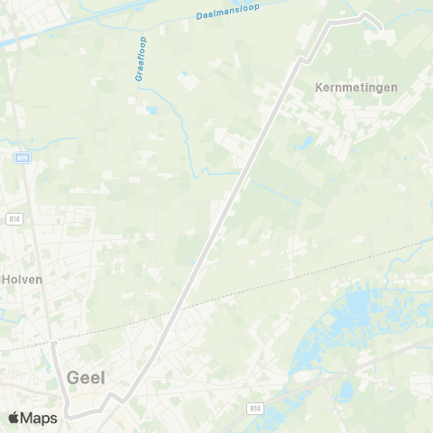 De Lijn Geel - Europese school map