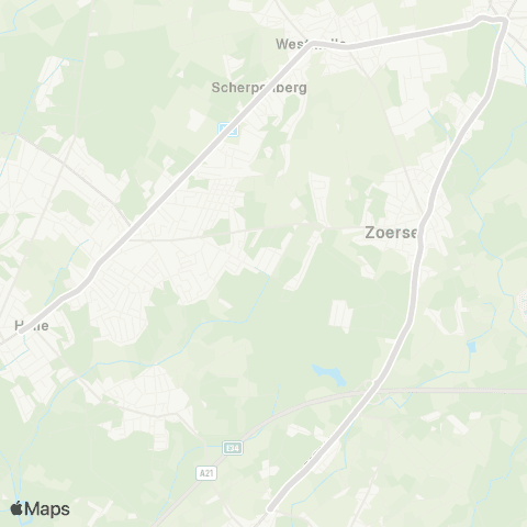 De Lijn Sint-Antonius - Malle - Zandhoven VTI map