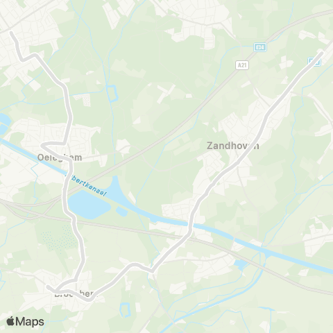 De Lijn Schilde - Zandhoven VTI map