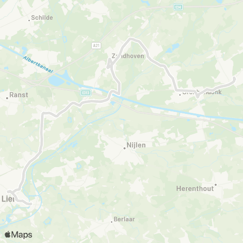 De Lijn Lier - Broechem - Viersel - Vorselaar map