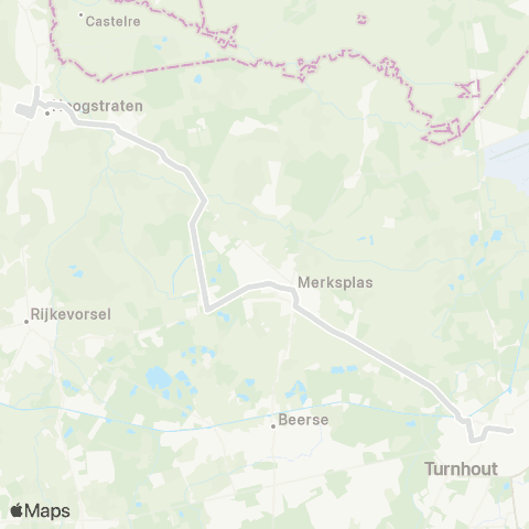 De Lijn Turnhout - Merksplas Kolonie - Hoogstraten map