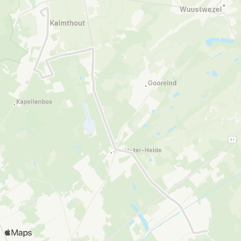 De Lijn Sint-Job - scholen Kalmthout map