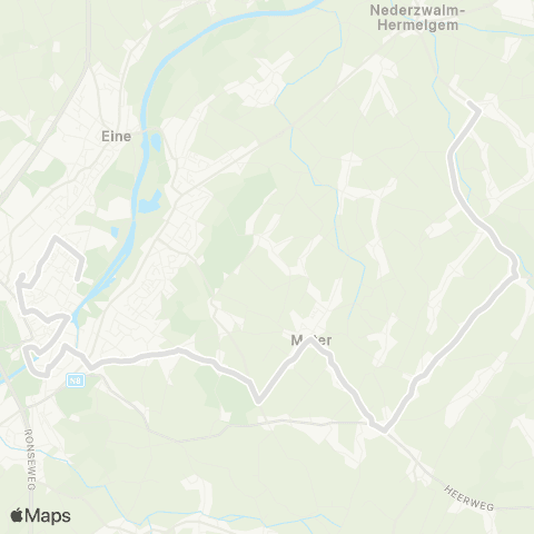 De Lijn Sint-Denijs-Boekel - Mater - Oudenaarde map