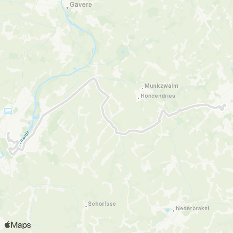 De Lijn Oudenaarde - Sint-Denijs-Boekel - Zottegem map