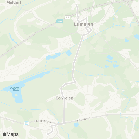 De Lijn Herk-de-Stad - Lummen map