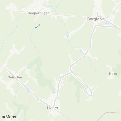 De Lijn Engelmanshoven - Borgloon map