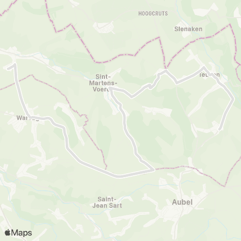 De Lijn Voeren - Provinciale School map