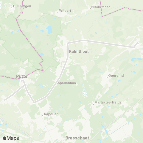 De Lijn Stabroek - Kalmthout - scholen Wuustwezel map