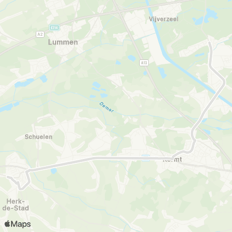 De Lijn Bolderberg - Herk-de-Stad map