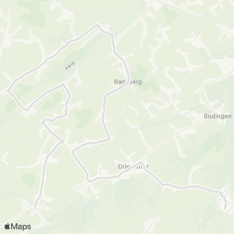 De Lijn Oplinter - Kersbeek - Neerlinter - Zoutleeuw map
