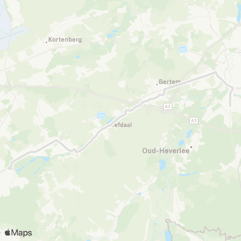 De Lijn Tervuren - Heverlee map