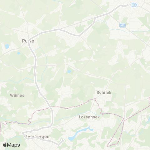 De Lijn Heist - Putte - Keerbergen scholen map