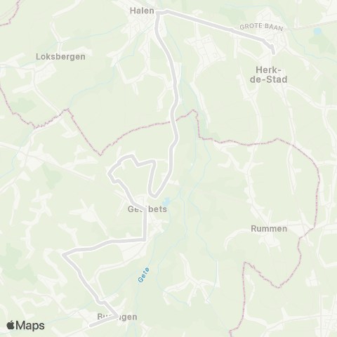 De Lijn Budingen - Herk-De-Stad map