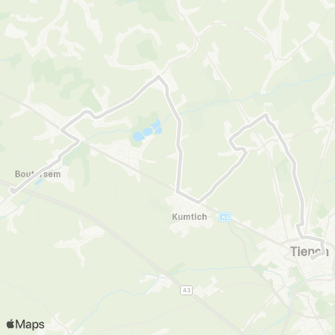 De Lijn Neervelp - Tienen map