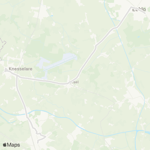 De Lijn Eeklo - Knesselare - Aalter map