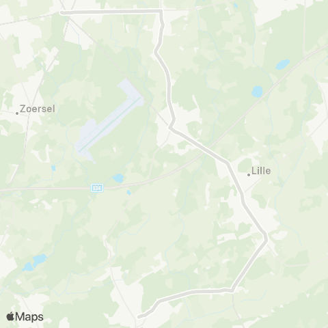 De Lijn Vorselaar - Lille - Vlimmeren - Oostmalle map